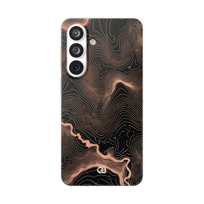 Mesa Elevation Contour · Lite Phone Case for Samsung · Black