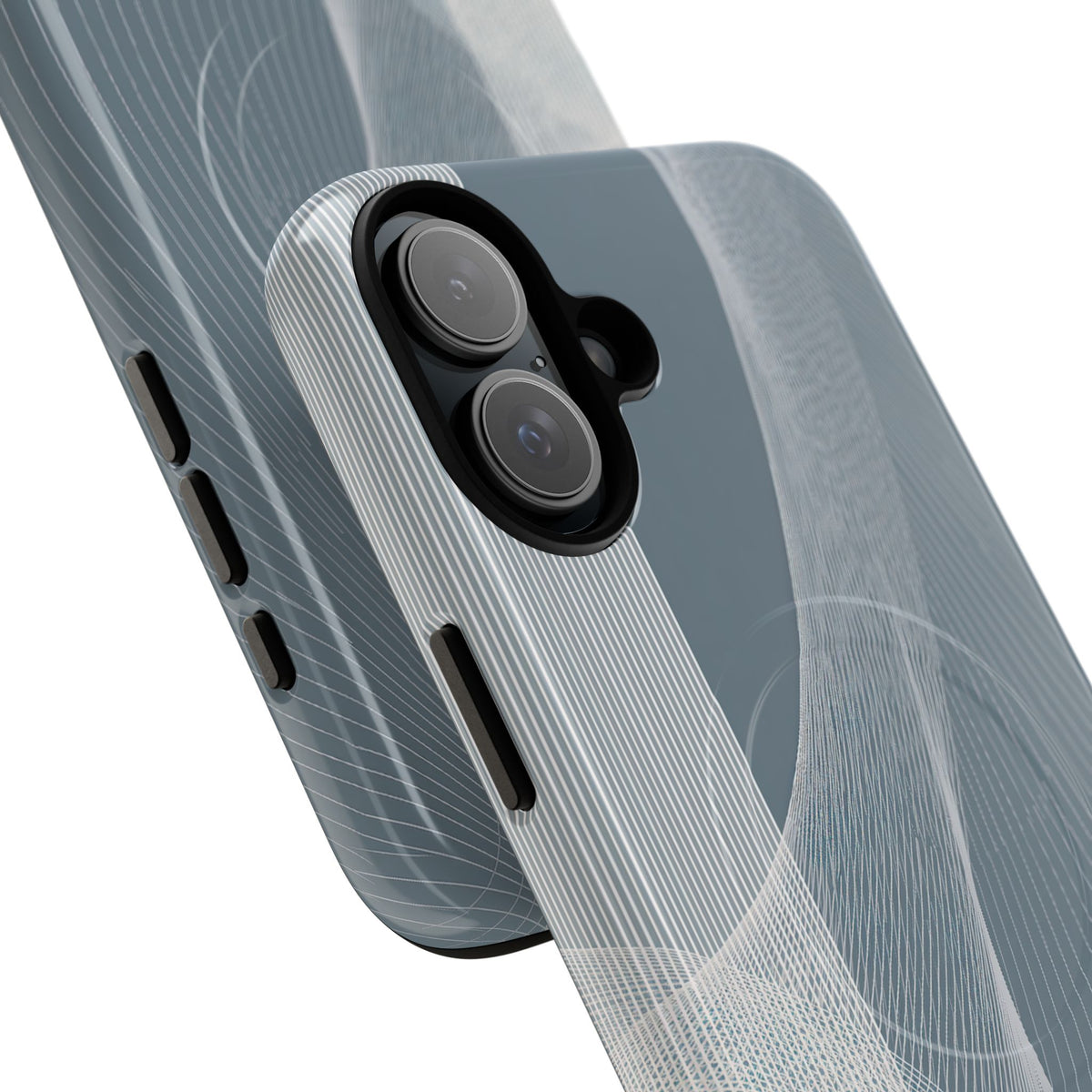 Slate Contour Drift · Tough 2.0 Magnetic Phone Case for iPhone · Grey