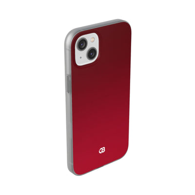 Red Lite Phone Case for iPhone - Crimson Velvet Fade