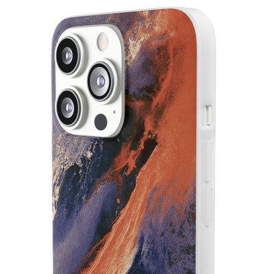 Solar Aura Drift · Lite Phone Case for iPhone ·  Orange