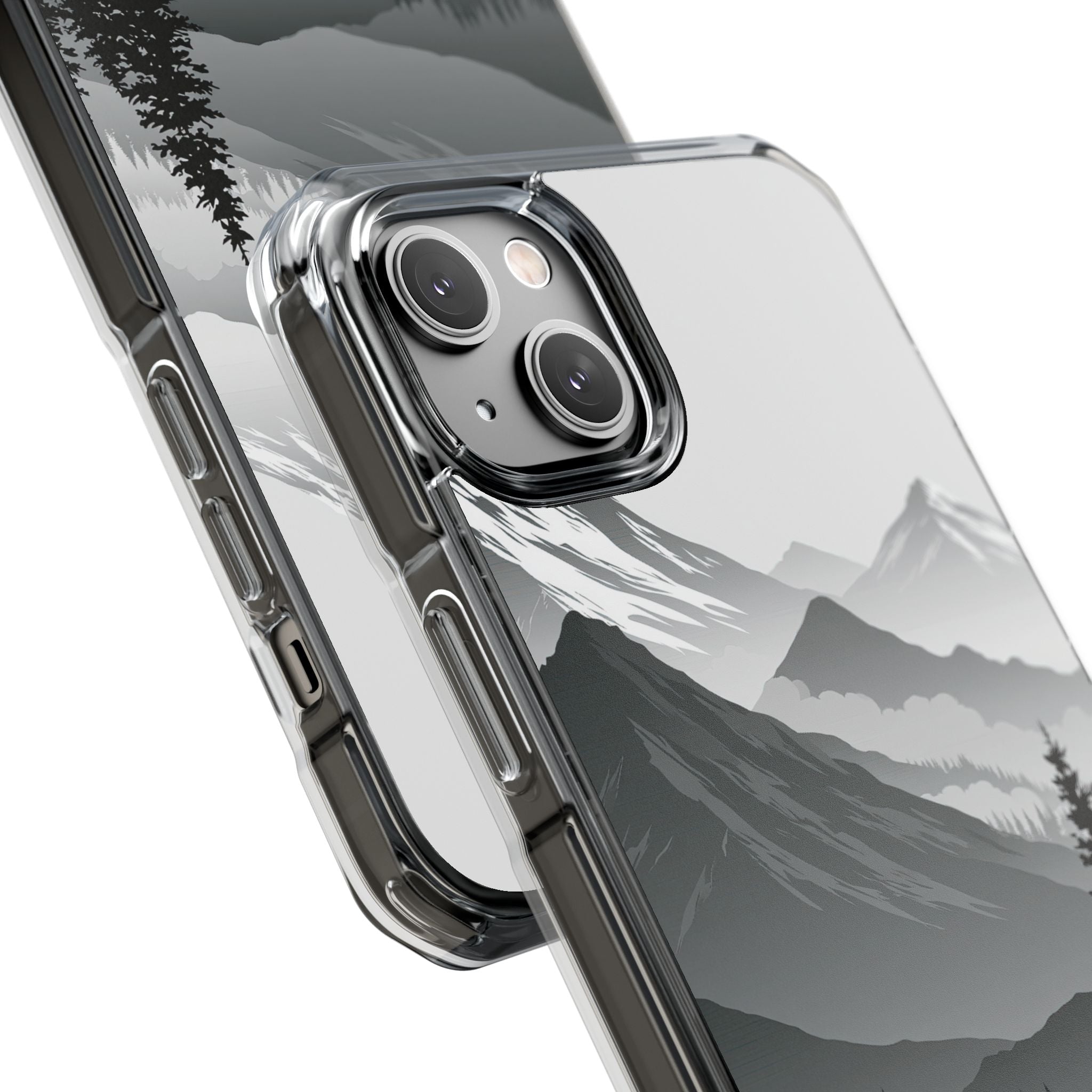 Grey Impact MagSafe Phone Case for iPhone - Granite Ridge Mist