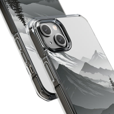 Grey Impact MagSafe Phone Case for iPhone - Granite Ridge Mist