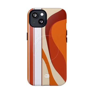 Terracotta Strata · Tough 2.0 Magnetic Phone Case for iPhone · Orange