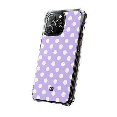 Lavender Polka Grid · Impact Phone Case for iPhone · Magsafe