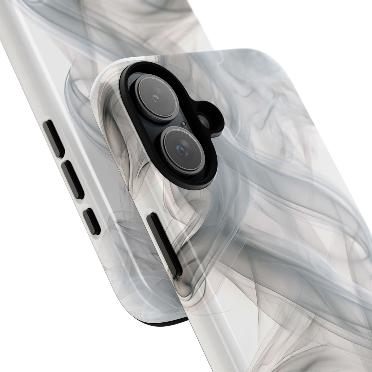 Vapor Noir · Tough Phone Case for iPhone · White