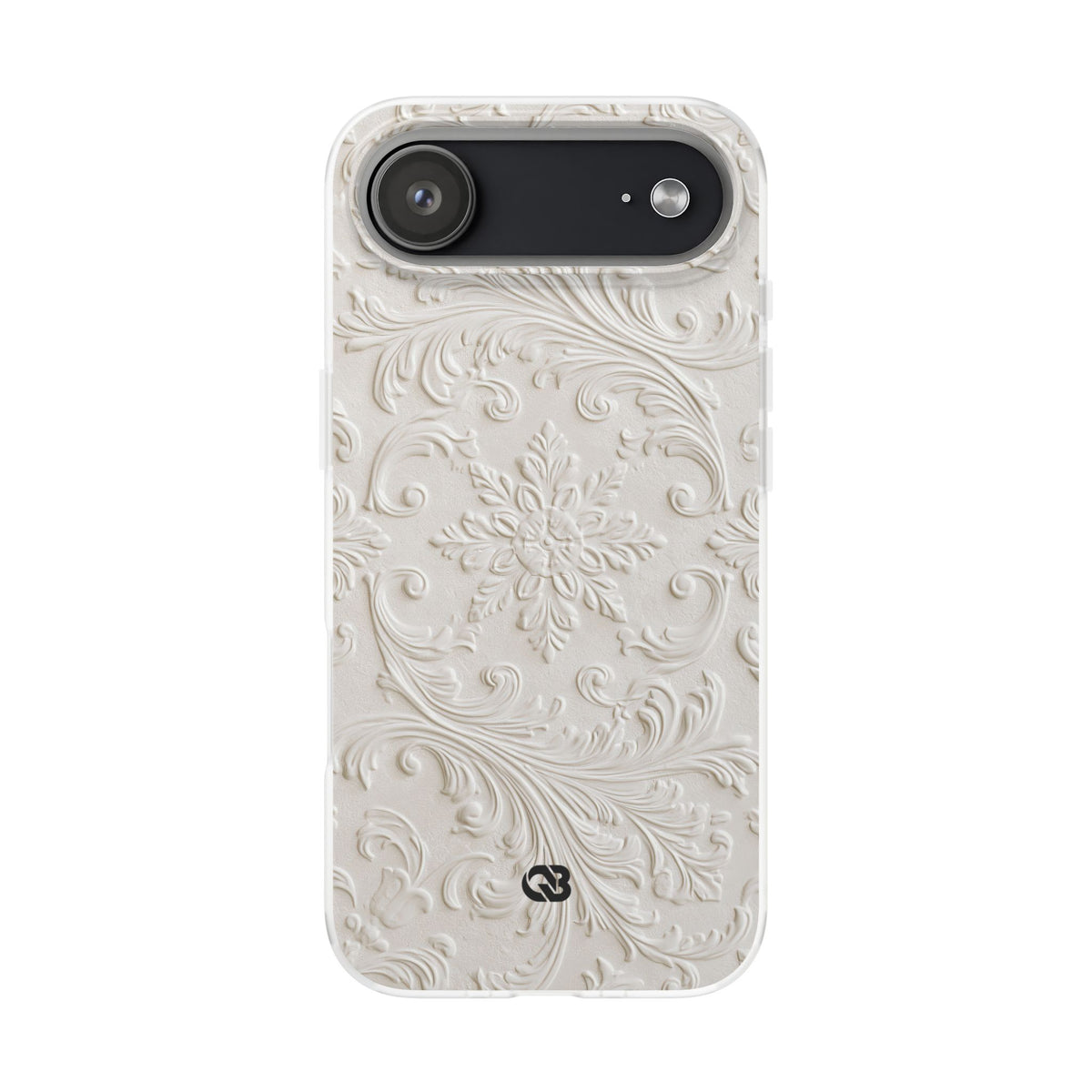 Sculpted Acanthus Relief · Lite Phone Case for iPhone ·  White