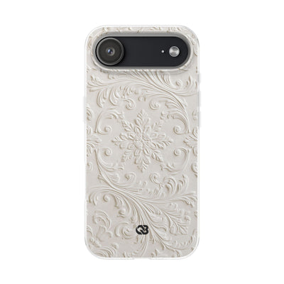 Sculpted Acanthus Relief · Lite Phone Case for iPhone ·  White