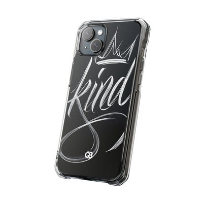Noir Crown Script · Impact Phone Case for iPhone · Magsafe