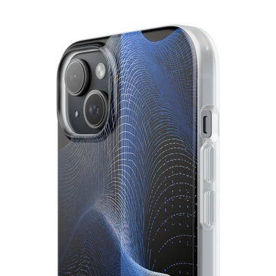 Blue Lite Phone Case for iPhone - Electric Blue Flux