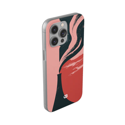 Pink Lite Phone Case for iPhone - Cinder Rose Plume