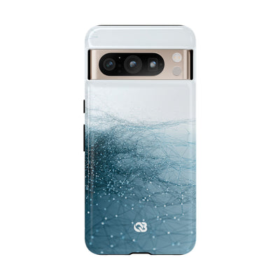 Teal Tough Phone Case for Google Pixel - Arctic Pulse Mesh