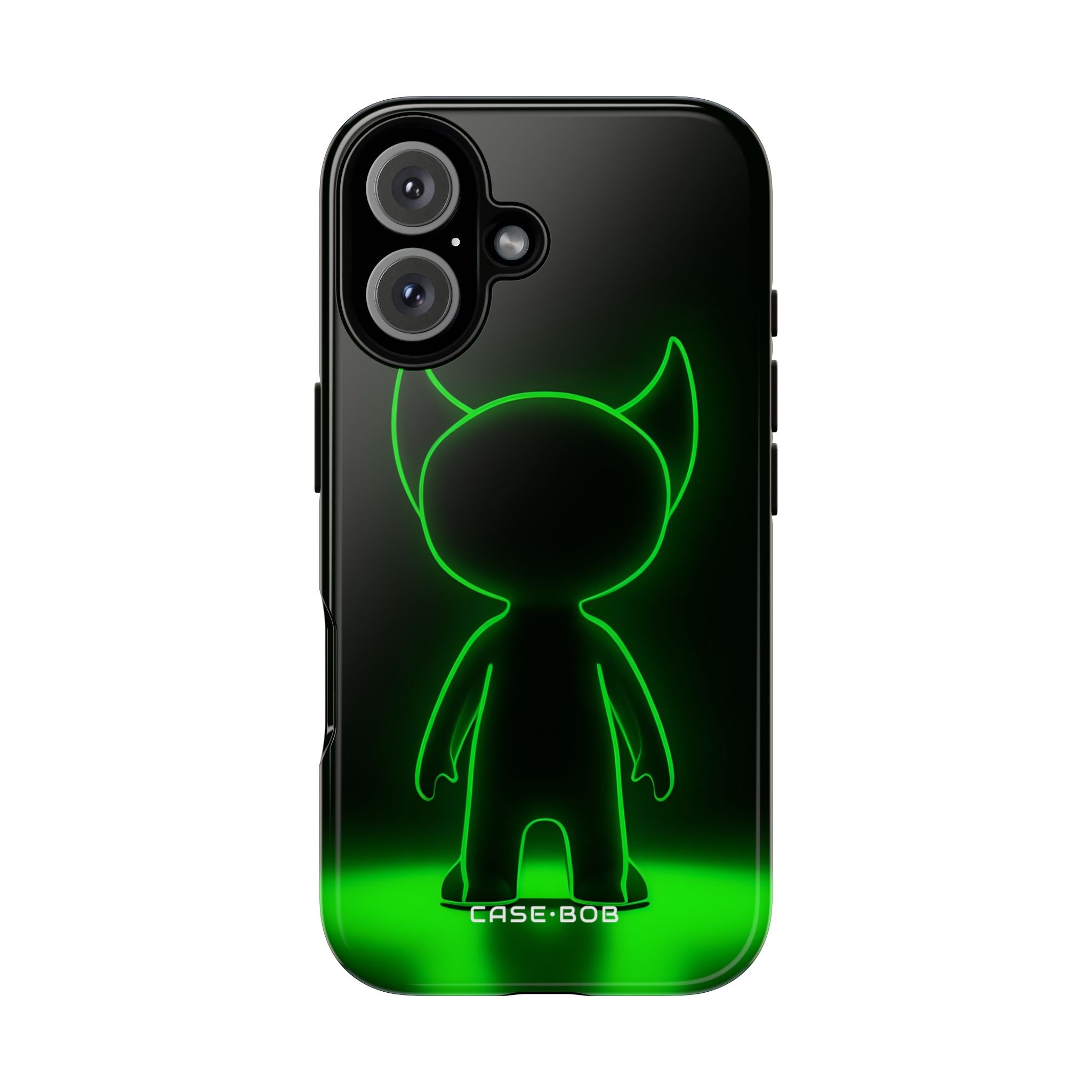 Neon Horned Glow iPhone 16 Case - Tough