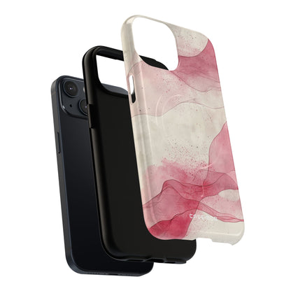 Crimson Waves iPhone 14 Case - Tough+