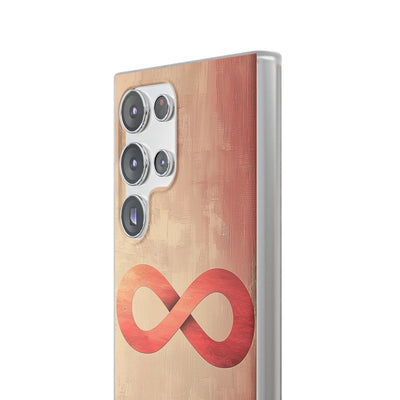 Terracotta Infinity Stroke · Soft Phone Case for Samsung