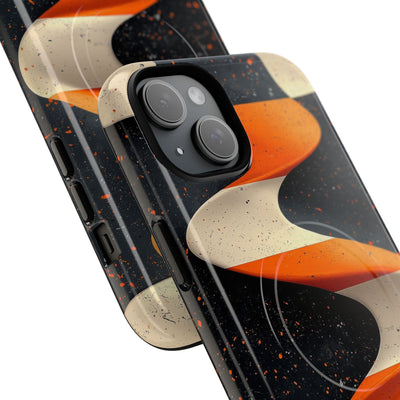 Orange Grit Twist · Tough+ Phone Case for iPhone · Magsafe