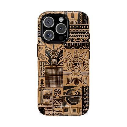 Tribal Faces iPhone 16 Pro Cover - Tough+