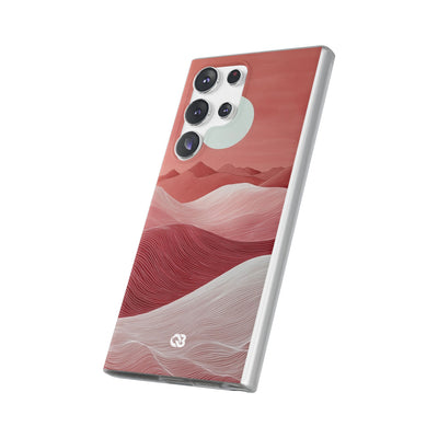 Crimson Dune Horizon · Soft Phone Case for Samsung