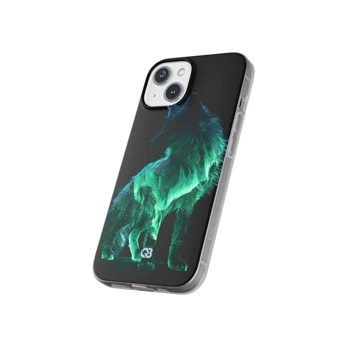 Nordic Aurora Fox · Lite Phone Case for iPhone ·  Teal