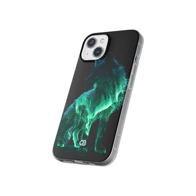 Nordic Aurora Fox · Lite Phone Case for iPhone ·  Teal