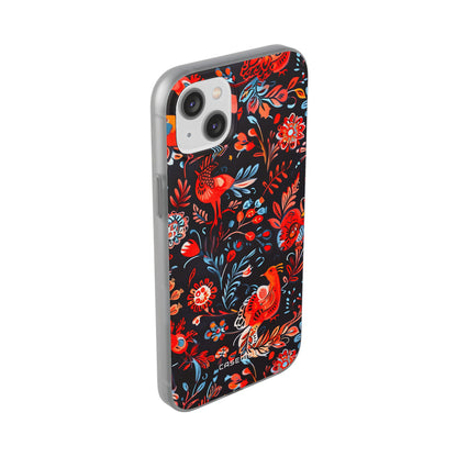 Vivid Birdscape iPhone 14 Plus Case - Soft
