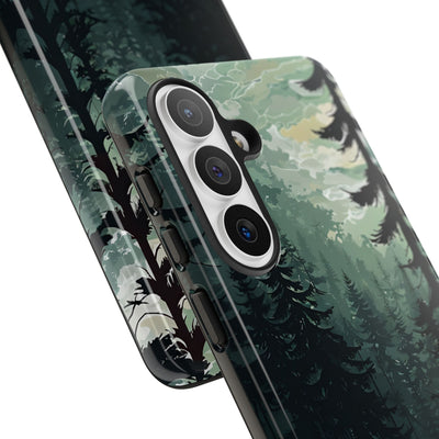 Misty Pine Shadow · Tough Handyhülle für Samsung