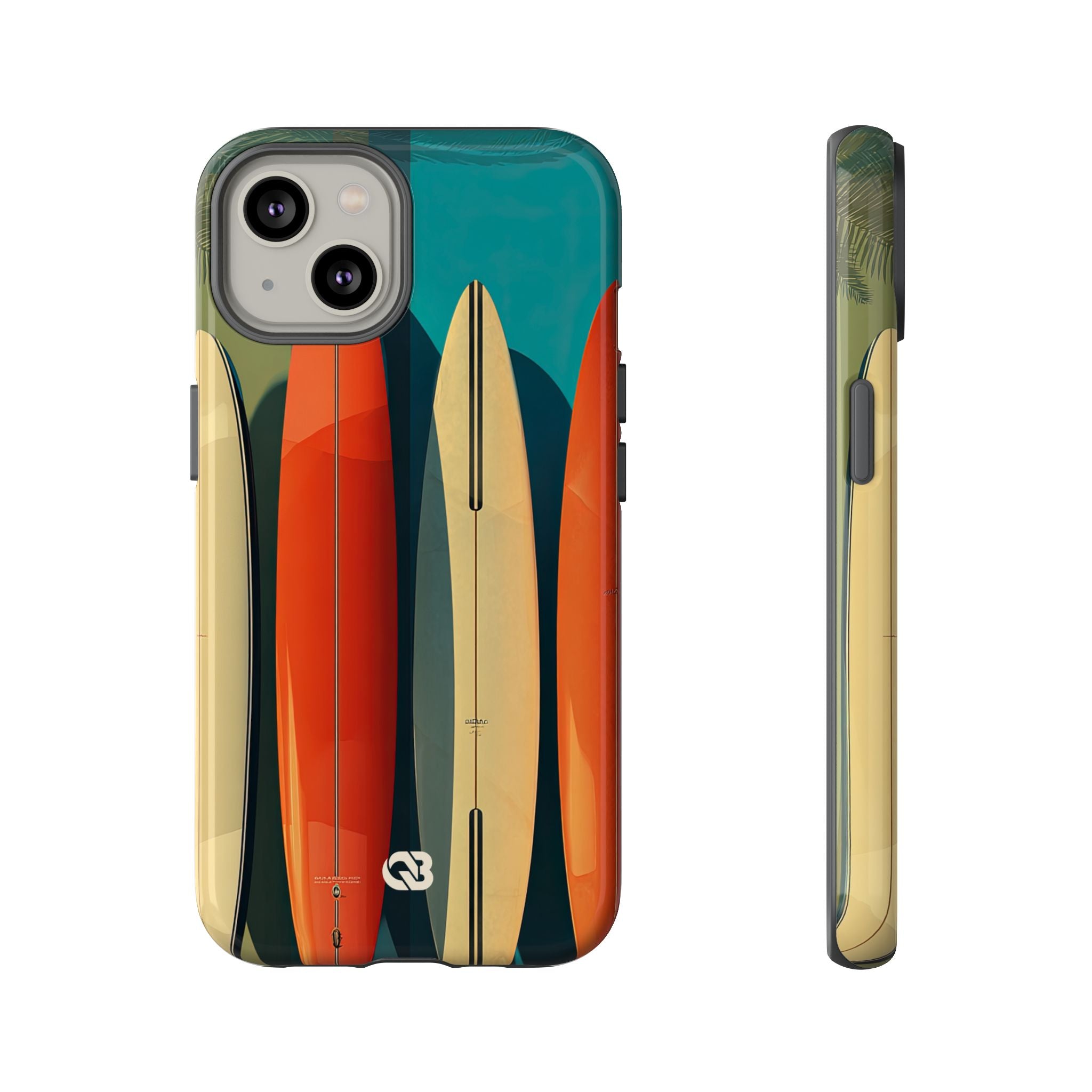 Teal Coast Lineup · Tough Phone Case for iPhone