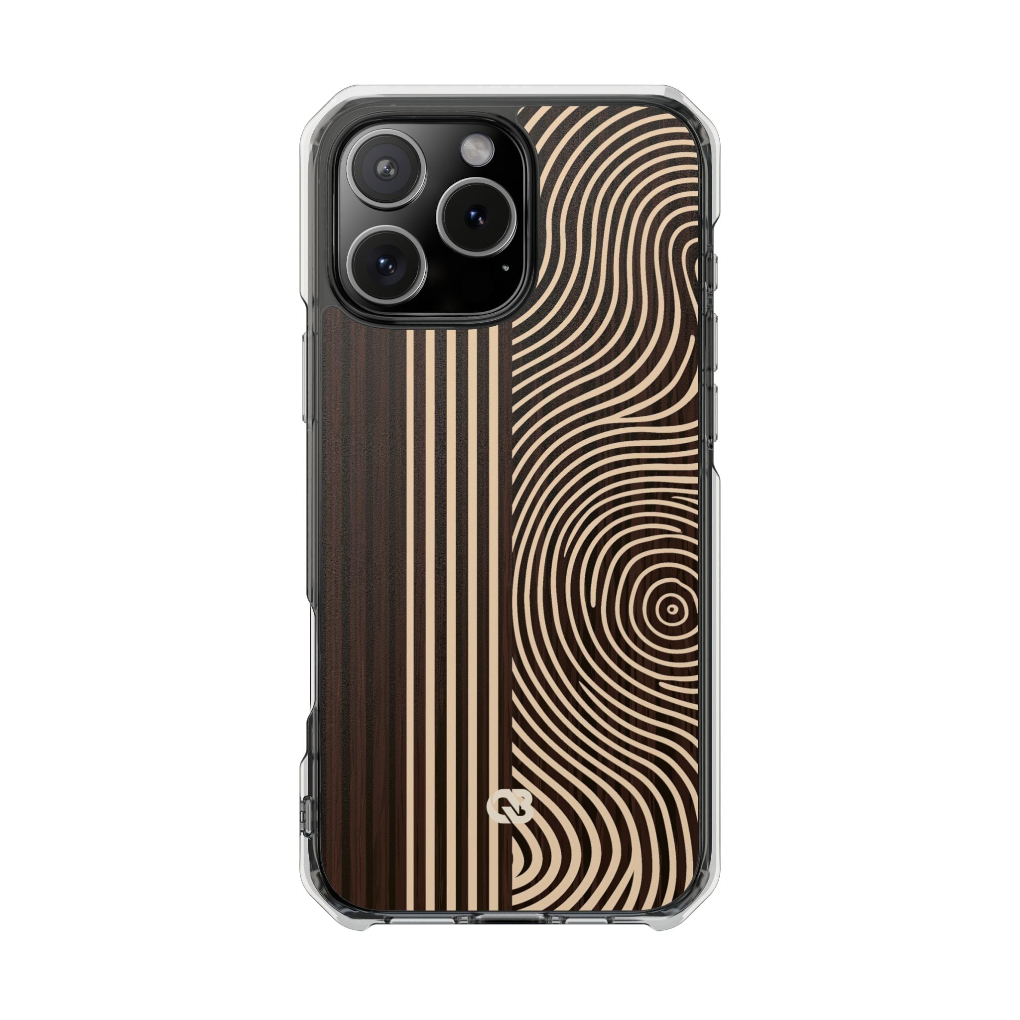Brown Impact MagSafe Phone Case for iPhone - Espresso Sand Ridge