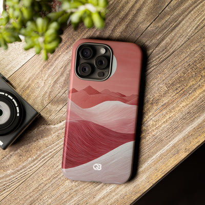 Crimson Dune Horizon · Tough Phone Case for iPhone