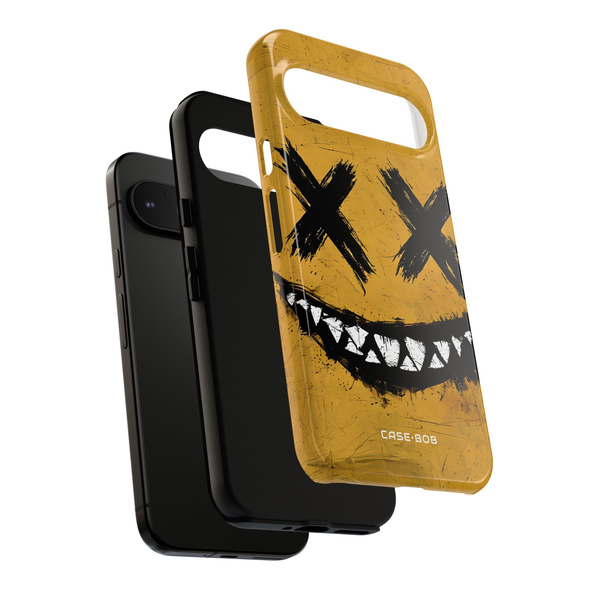 Jagged Smile Yellow Google Pixel 9 Pro XL Case - Tough