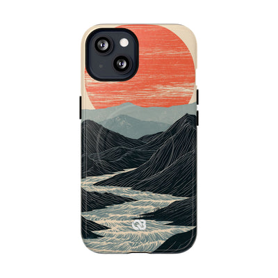 Crimson Ridge Horizon · Tough 2.0 Magnetic Phone Case for iPhone · Black