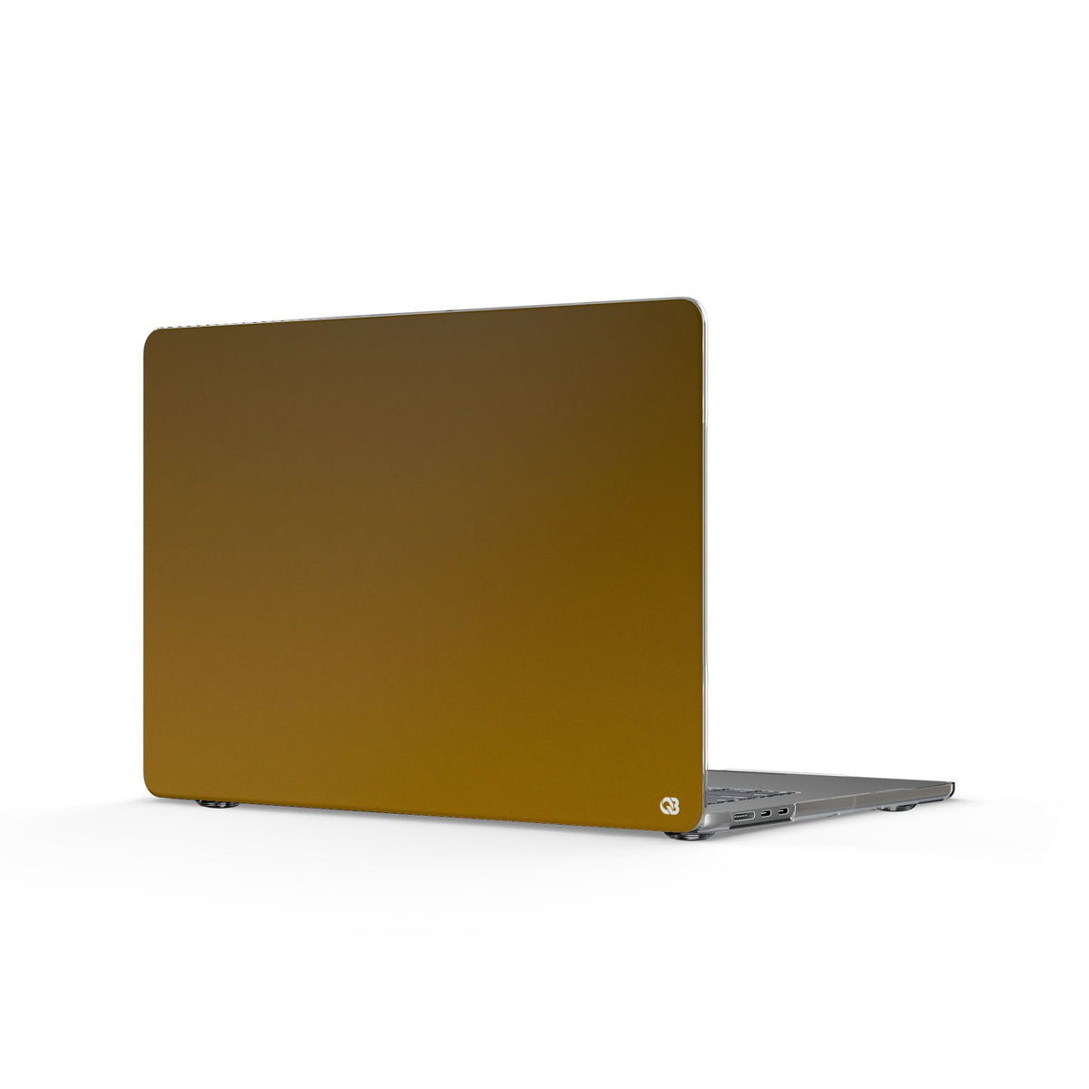 Golden Umber · Clear Hard Case for MacBook · Gold