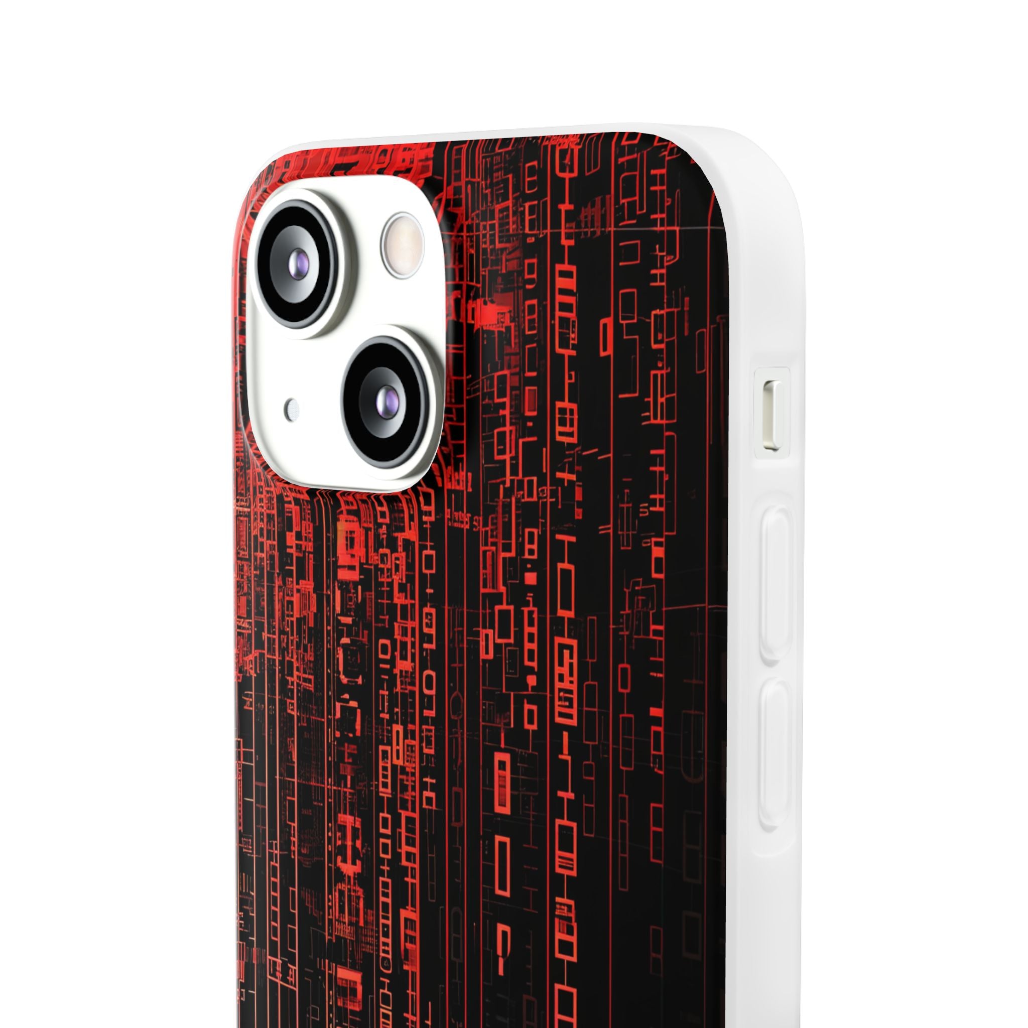 Crimson Glyphs iPhone 13 mini Case - Soft