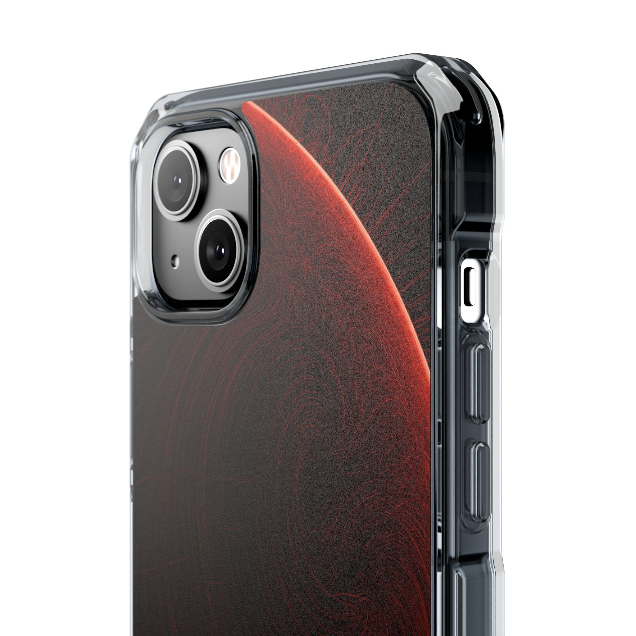 Red Impact MagSafe Phone Case for iPhone - Crimson Flare Flux