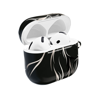 Nordic Moose Contour · Hard Case for AirPods & AirPods Pro · Black