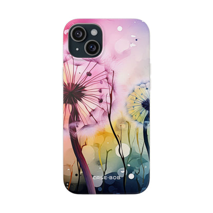 Dandelion Glow iPhone 15 Plus Cover - Blød