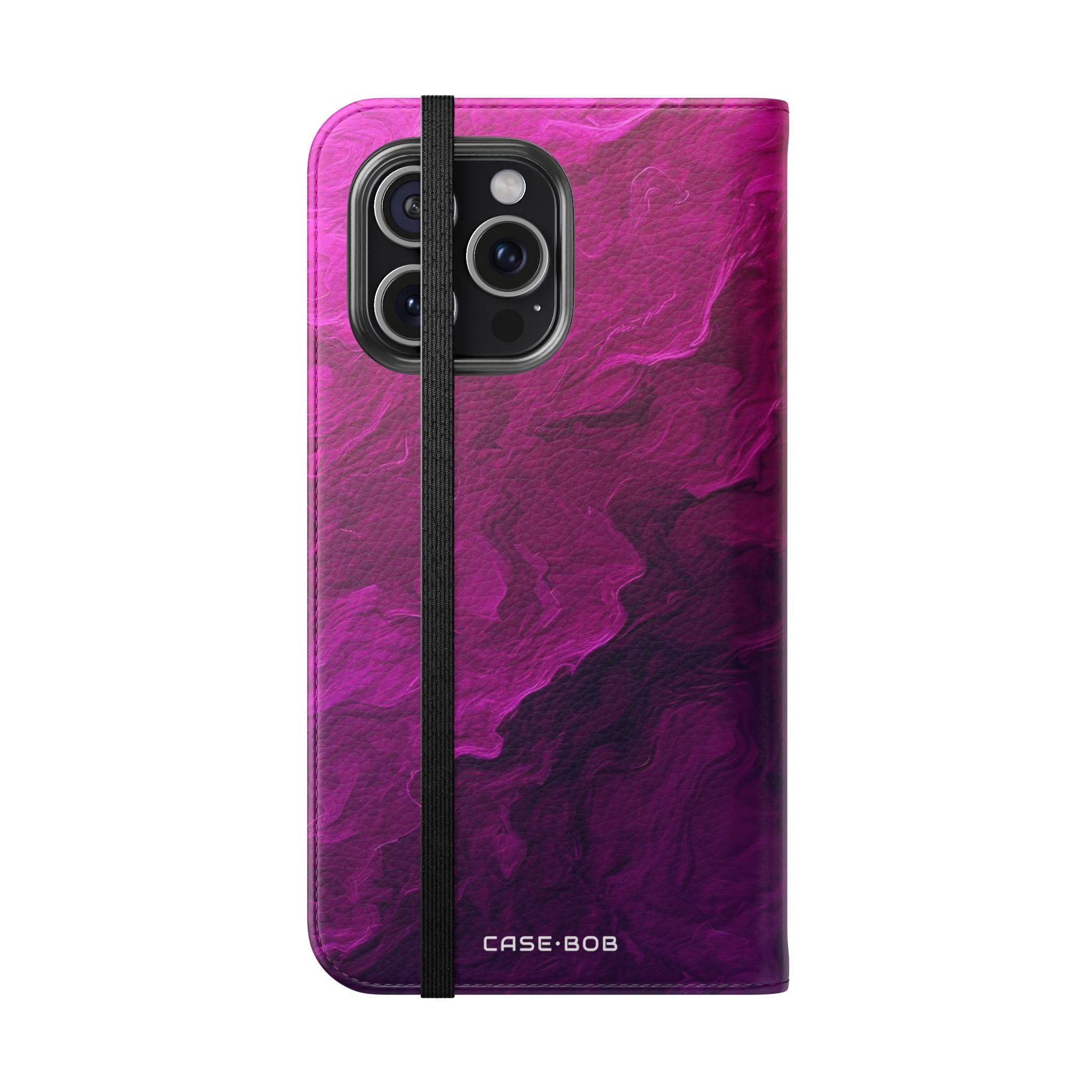 Purple Swirl - iPhone 15 Pro Max Case - Wallet