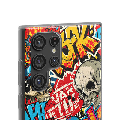 Skate Skull Riot · Lite Phone Case for Samsung · Red