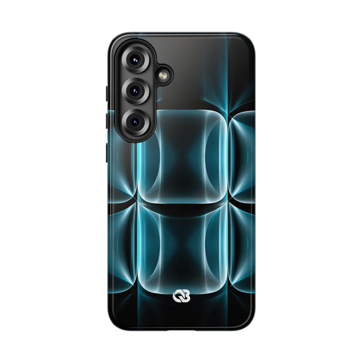 Translucent Cyber Grid · Tough Phone Case for Samsung · Teal