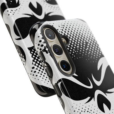 Phantom Halftone · Tough Phone Case for Samsung · Black