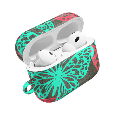 Electric Papillon · Hard Case for AirPods & AirPods Pro · Pink