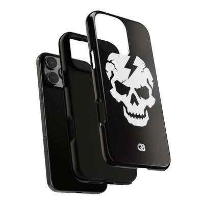 Shattered Bolt Skull · Tough Phone Case for iPhone
