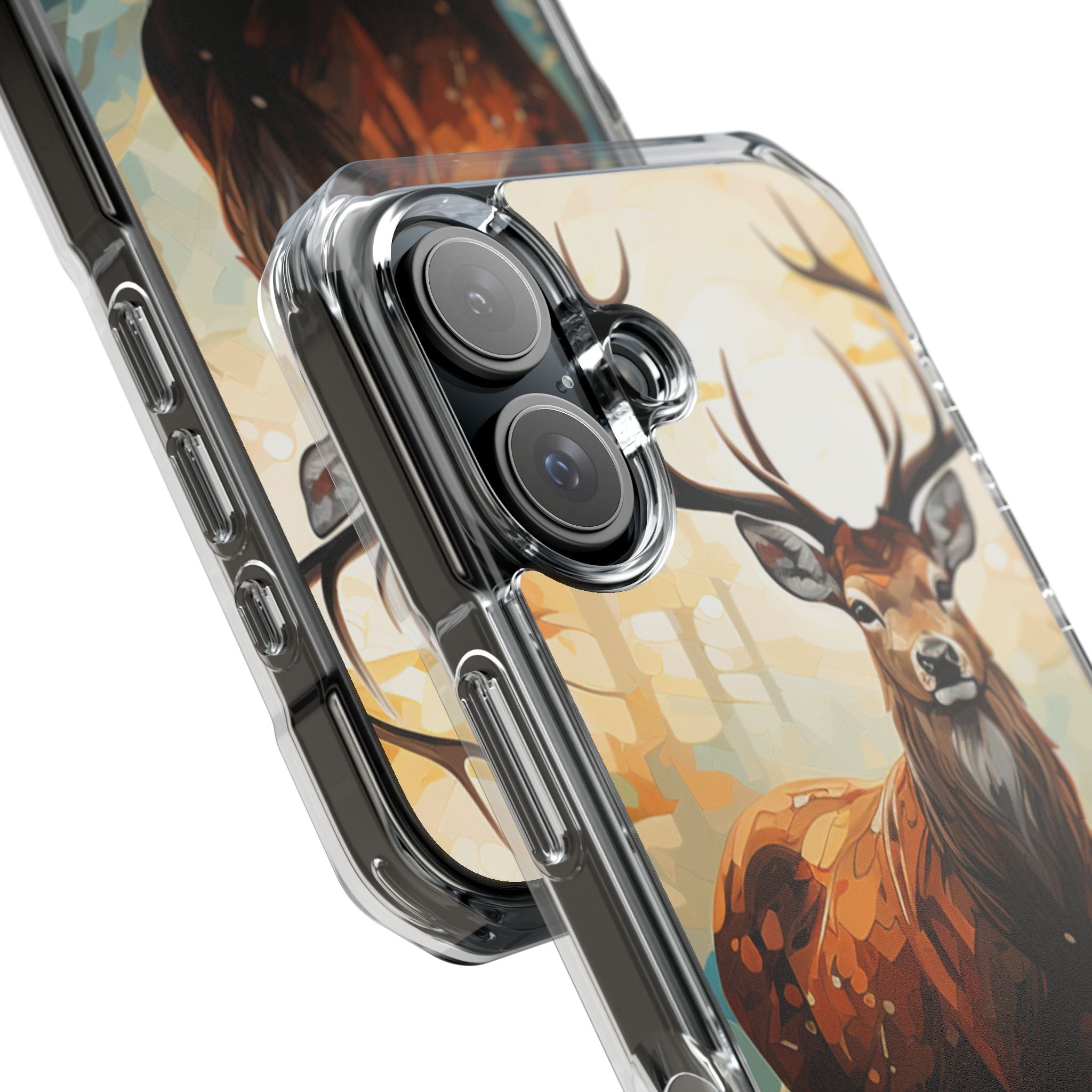 Glowing Stag iPhone 16 Case - Impact - CASE•BOB