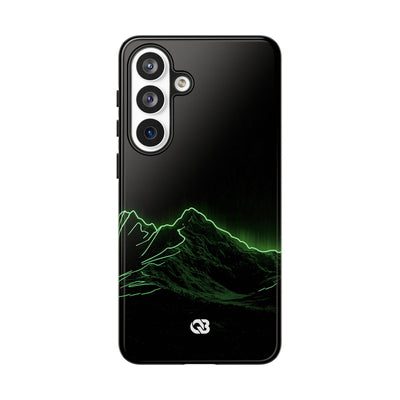 Nordic Mountain Contour · Tough Phone Case for Samsung · Black