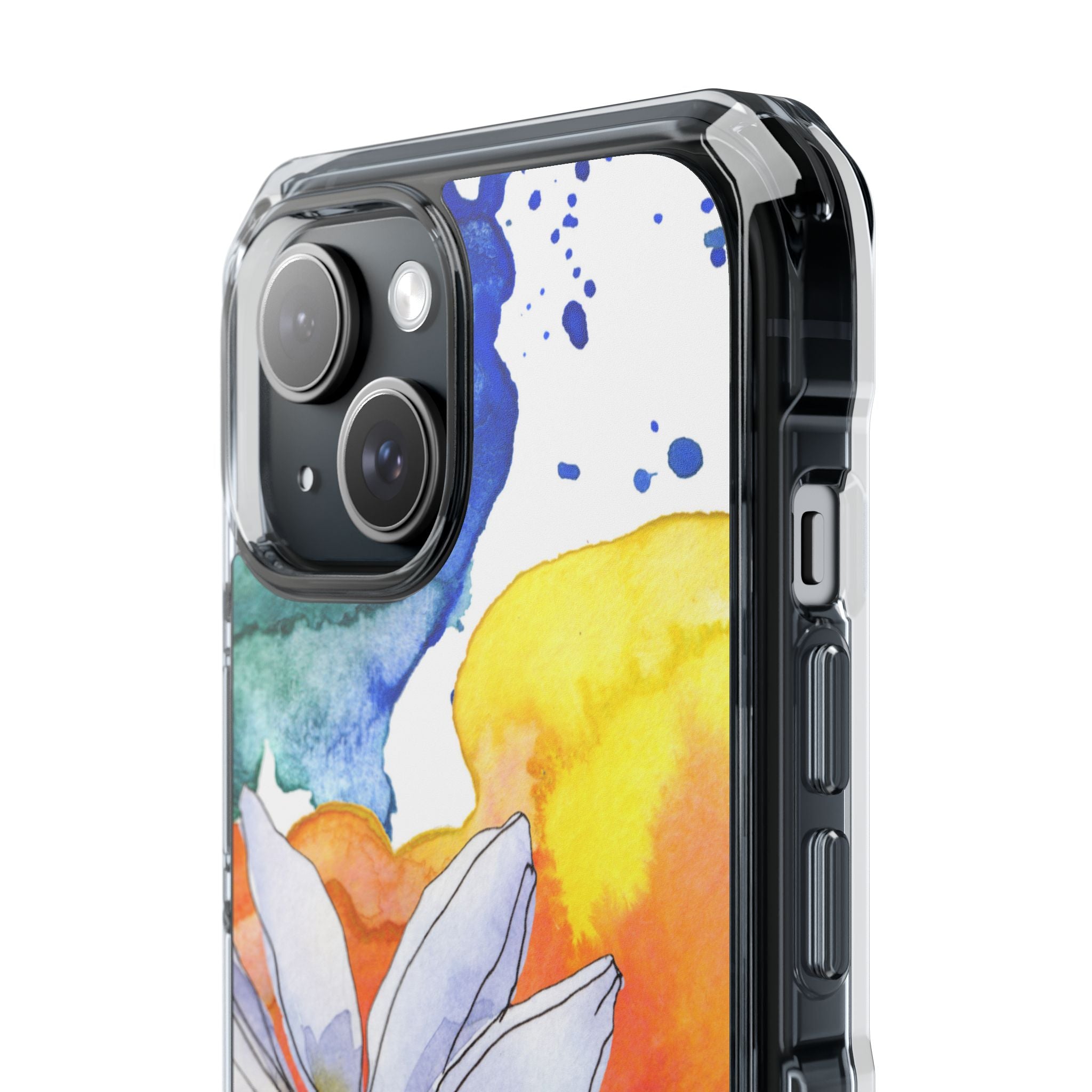 Vivid Bloom Splatter · Impact Phone Case for iPhone · Magsafe