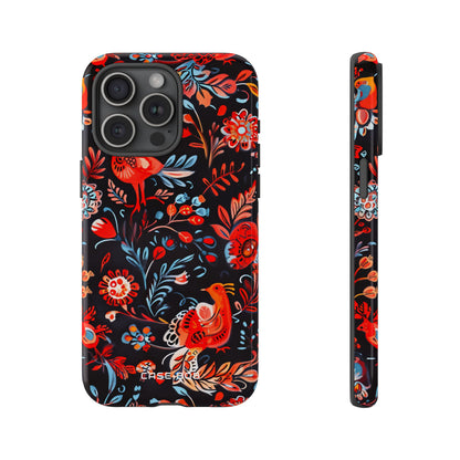 Vivid Birdscape iPhone 15 Pro Max Cover - Tough