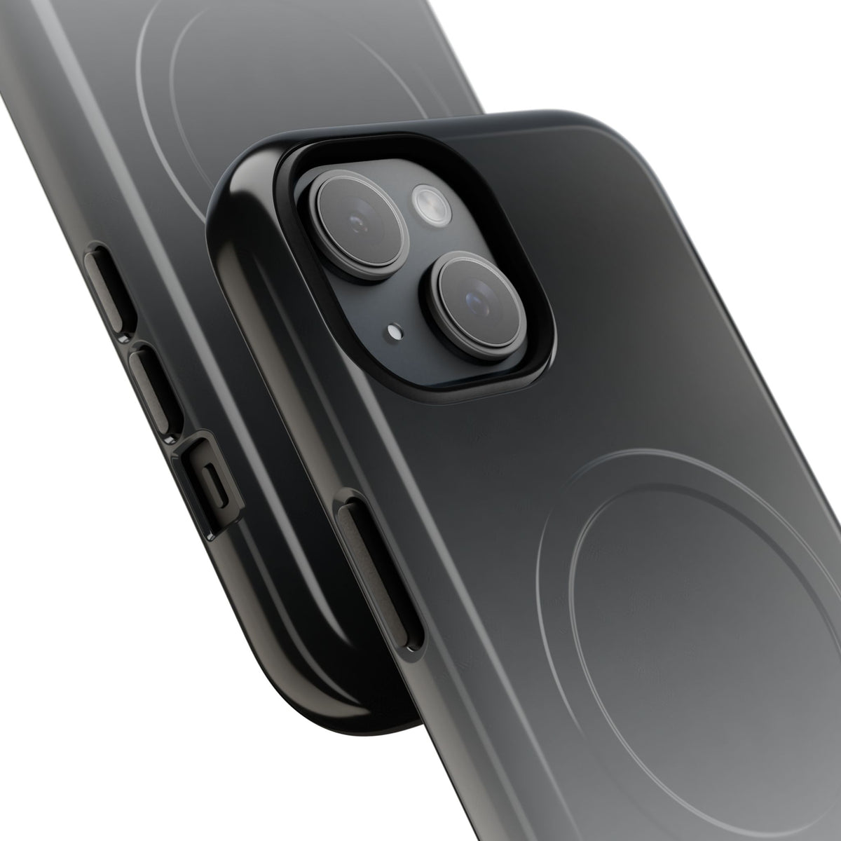 Noir Ombre Fade · Tough 2.0 Magnetic Phone Case for iPhone · Black