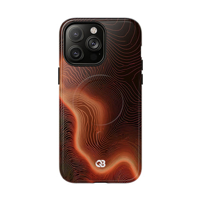 Caldera Ridge · Tough 2.0 Magnetic Phone Case for iPhone · Orange
