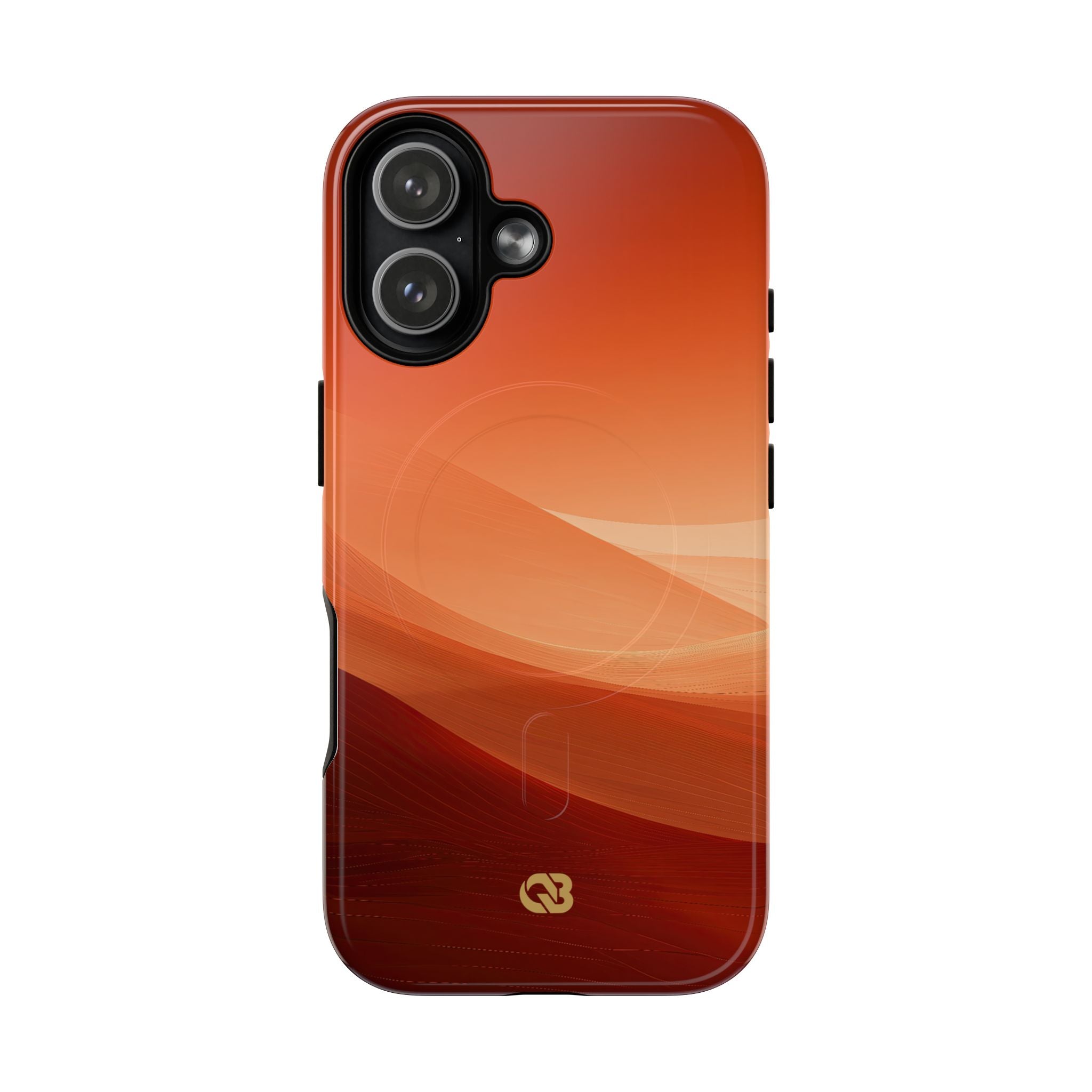 Orange Tough 2.0 Magsafe Phone Case for iPhone - Crimson Dune Gradient