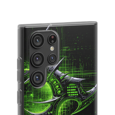 Cyber Sigil Grid · Lite Phone Case for Samsung · Green