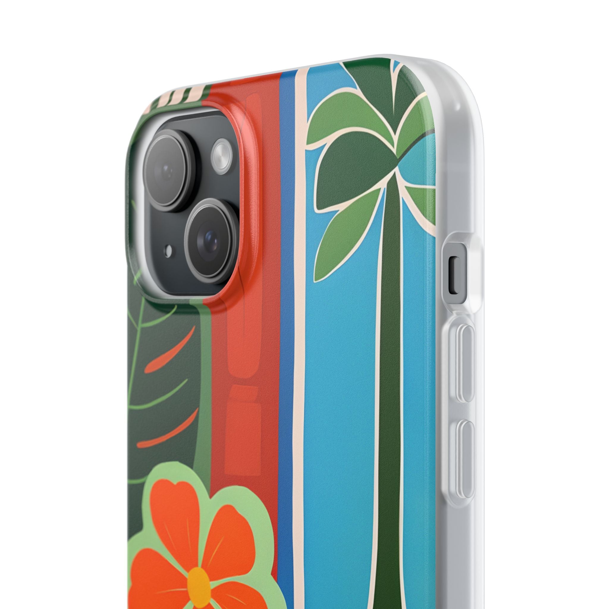 Orange Blossom Burst iPhone 15 Plus Cover - Blød